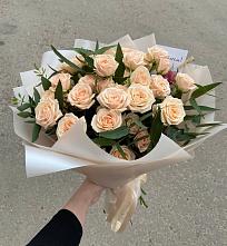 Букет Кремовые розы Латте в Старь